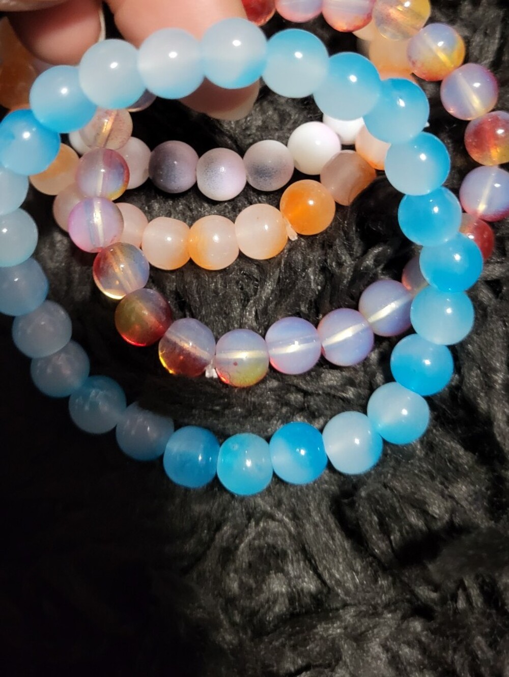 Multicolor Beaded Stretch Bracelet Choose 1 - Picture 8 of 9